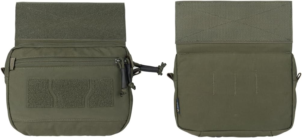 IDOGEAR Bolsa táctica de volcado para caída, chaleco para administrador, bolsa organizadora de herramientas Molle, con panel de gancho y bucle para