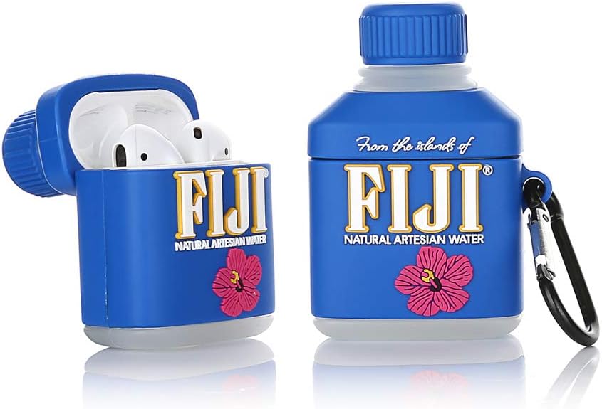 Bolígrafo de limpieza con bonita funda para Airpods 12 y llavero, funda protectora de silicona para Airpods con kit de limpieza para estuche de