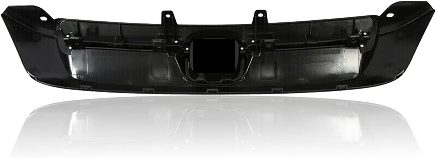 Rejilla de parachoques delantero para CRV CR-V EXEX-LLX Sport Utility 2007 2008 2009 2009 4 puertas, color negro con moldura cromada parte de