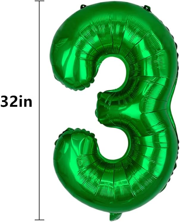 Globos digitales del número 33 de 32 pulgadas, globos del alfabeto 33, globos de helio, globos grandes para suministros de fiesta de cumpleaños,