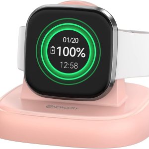 NEWDERY Charger Dock for Fitbit Sense 2SenseVersa 4Versa 3, Magnetic Watch Charger Stand with Charging Cable, Charger Replacement Accessories for NEWDERY Charger Dock for Fitbit Sense 2SenseVersa 4Versa 3, Magnetic Watch Charger Stand with Charging Cable, Charger Replacement Accessories for