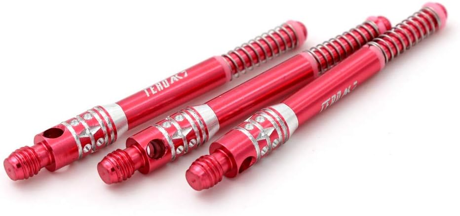 CUESOUL TERO AK7 Aluminum Dart Shafts SML Built-in Spring Telescopic for Steel Tip Darts and Soft Tip Darts,Set of 3 pcs
