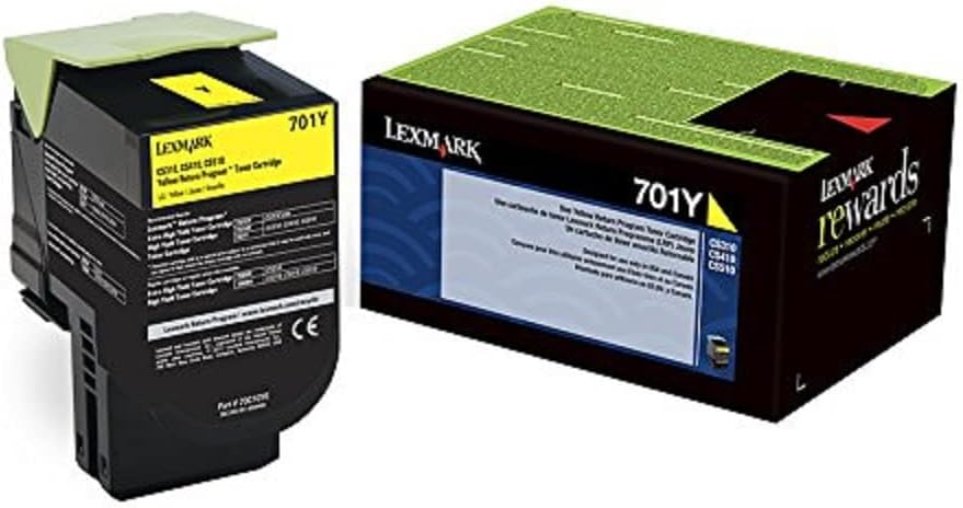 Lexmark Tóner amarillo del programa de retorno 70C10Y0