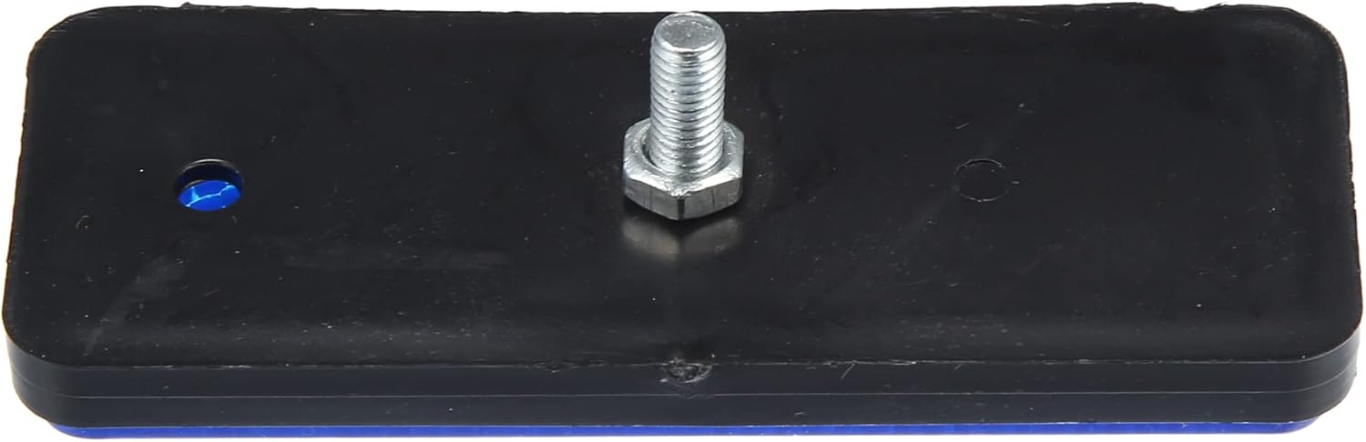 X AUTOHAUX Reflector universal de forma rectangular para latas de basura de motocicleta, remolque, camión y bicicleta, 4 unidades, color azul