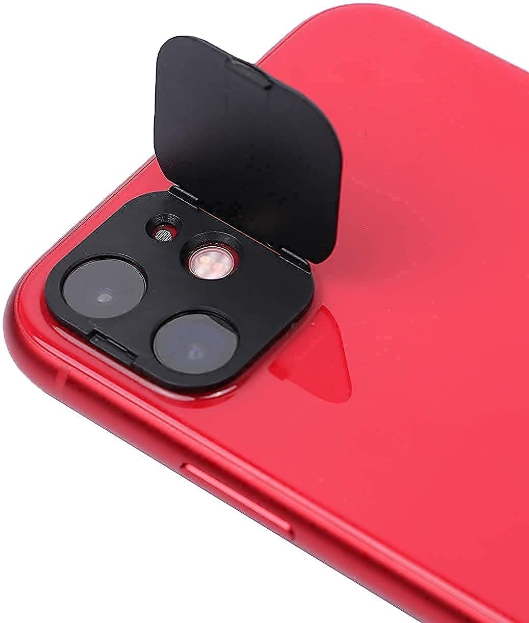 Funda para lente de cámara compatible con iPhone 11, incluye funda para cámara frontal de iPhone, protege la privacidad y la seguridad, pero no