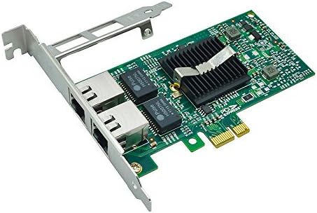 para Intel 82576 Chip E1G42ET 1.25G Gigabit PCI Express 2.0 X1 Ethernet Converged Network Adapter (NIC), puertos de cobre RJ45 duales