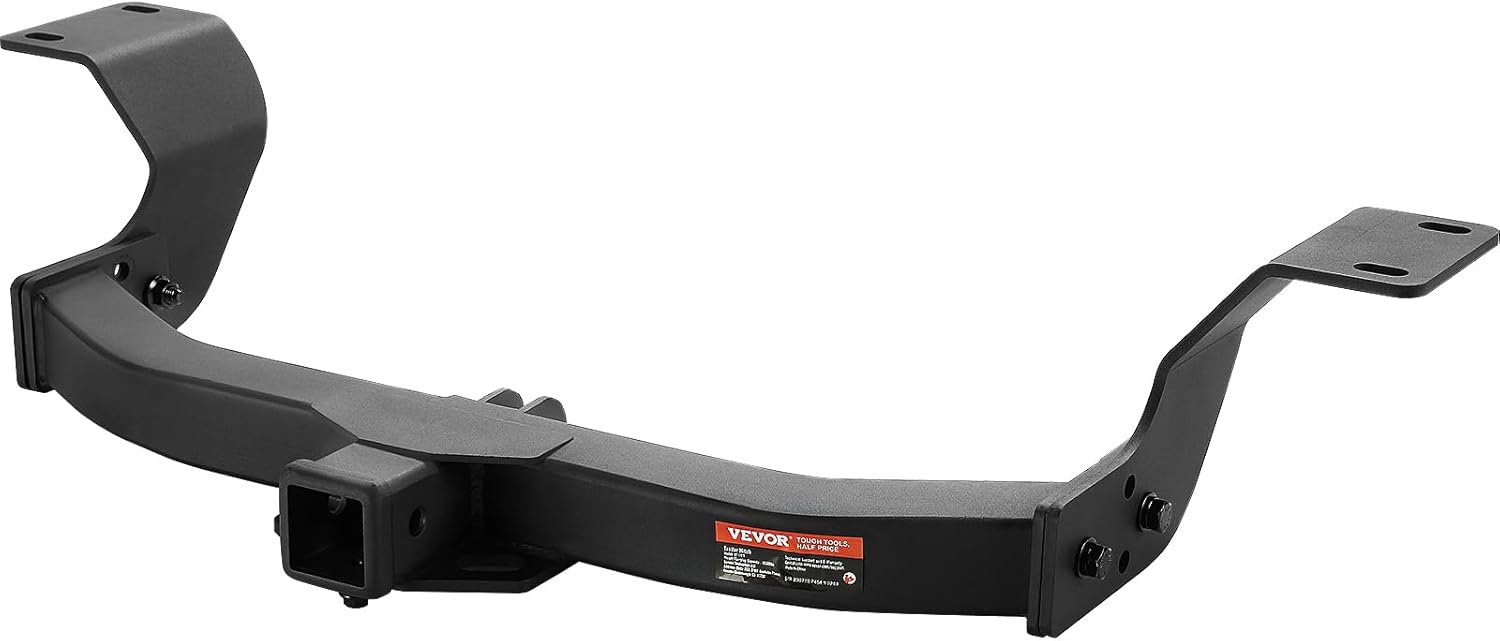 VEVOR Enganche de remolque clase 3, receptor de 2 pulgadas, marco de tubo de acero Q455B, compatible con Honda CR-V 2017-2023, 6000 libras, enganche