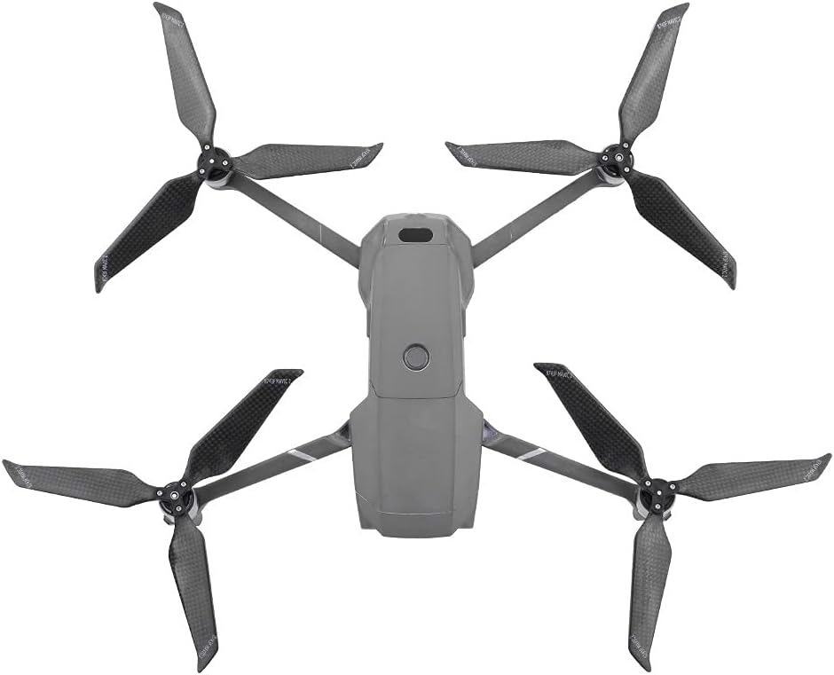 ALPGEN 4PCS 8743F Carbon Fiber PropellerFit for DJI Mavic 2 Pro Zoom Drone 3 Blade 8743 Folding Blade Props Replacement Prop Spare Parts Replacement