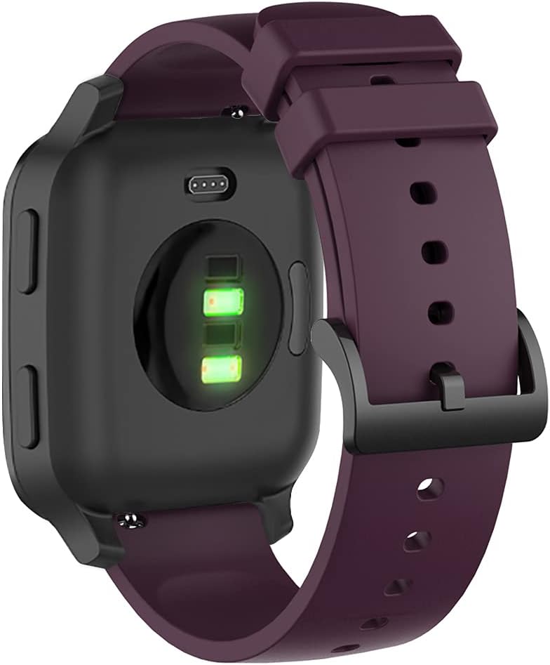TenCloud Paquete de 6 correas de repuesto compatibles con FITVII Smart Watch de 1.57 pulgadas, 0.787 in, correas suaves y lavables, accesorios para