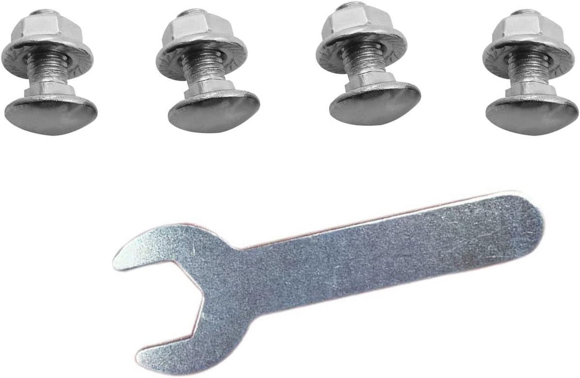 NentMent Paquete de 4 tornillos de mango de olla SaucePan Grip Tornillo de montaje M6x16mm reparación de bloqueo de fijación de repuesto para ollas