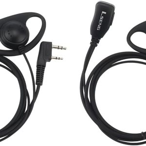 Walkie Talkies auricular con micrófono 2 pines tipo D auriculares para Baofeng uv5r bf 888s uv 82 bf f8hp Kenwood radios de 2 vías (paquete de 2) Walkie Talkies auricular con micrófono 2 pines tipo D auriculares para Baofeng uv5r bf 888s uv 82 bf f8hp Kenwood radios de 2 vías (paquete de 2)