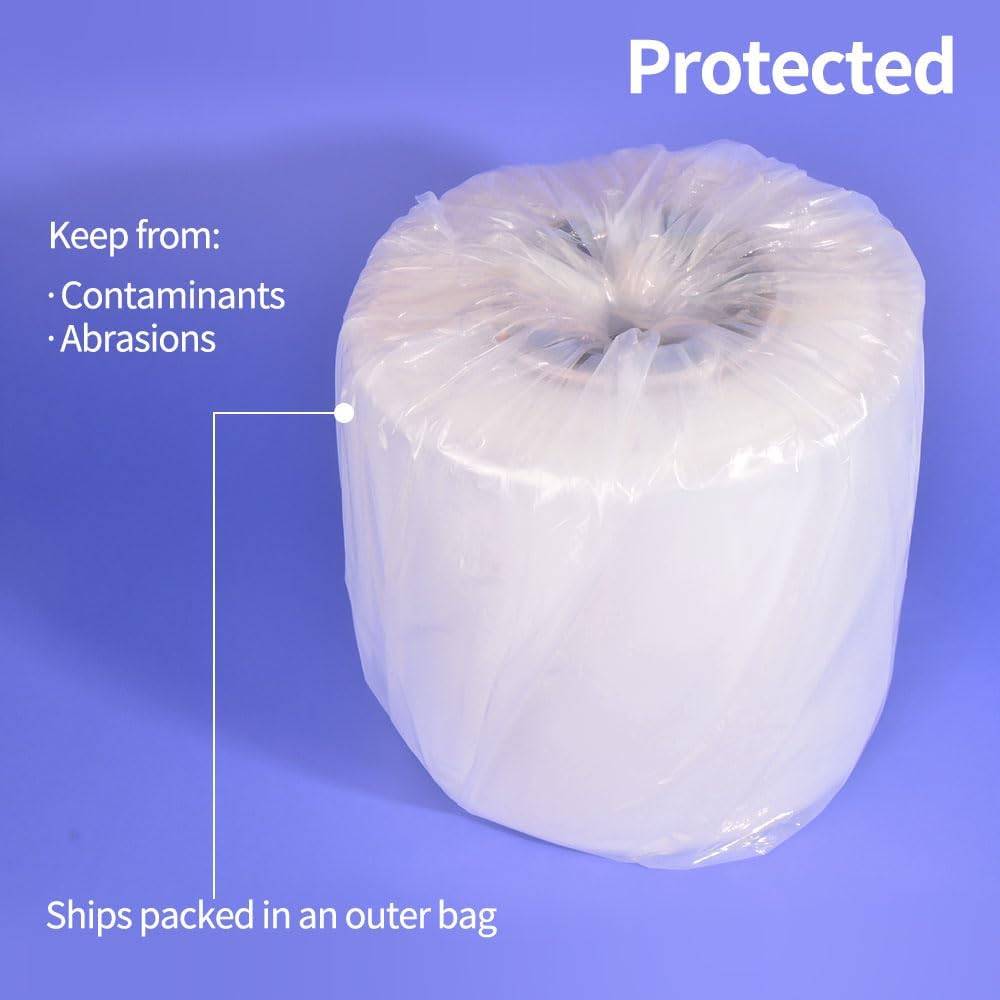 Ghims Rollo de tubo de polietileno, bolsas planas de tubo de polietileno, polietileno de grado alimenticio, solución de embalaje de bolsas de