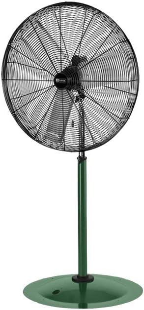KING PFO-30 Commercial Outdoor Rated Oscillating Air Circulator Fan wPedestal Base, 8200 CFM, 30″