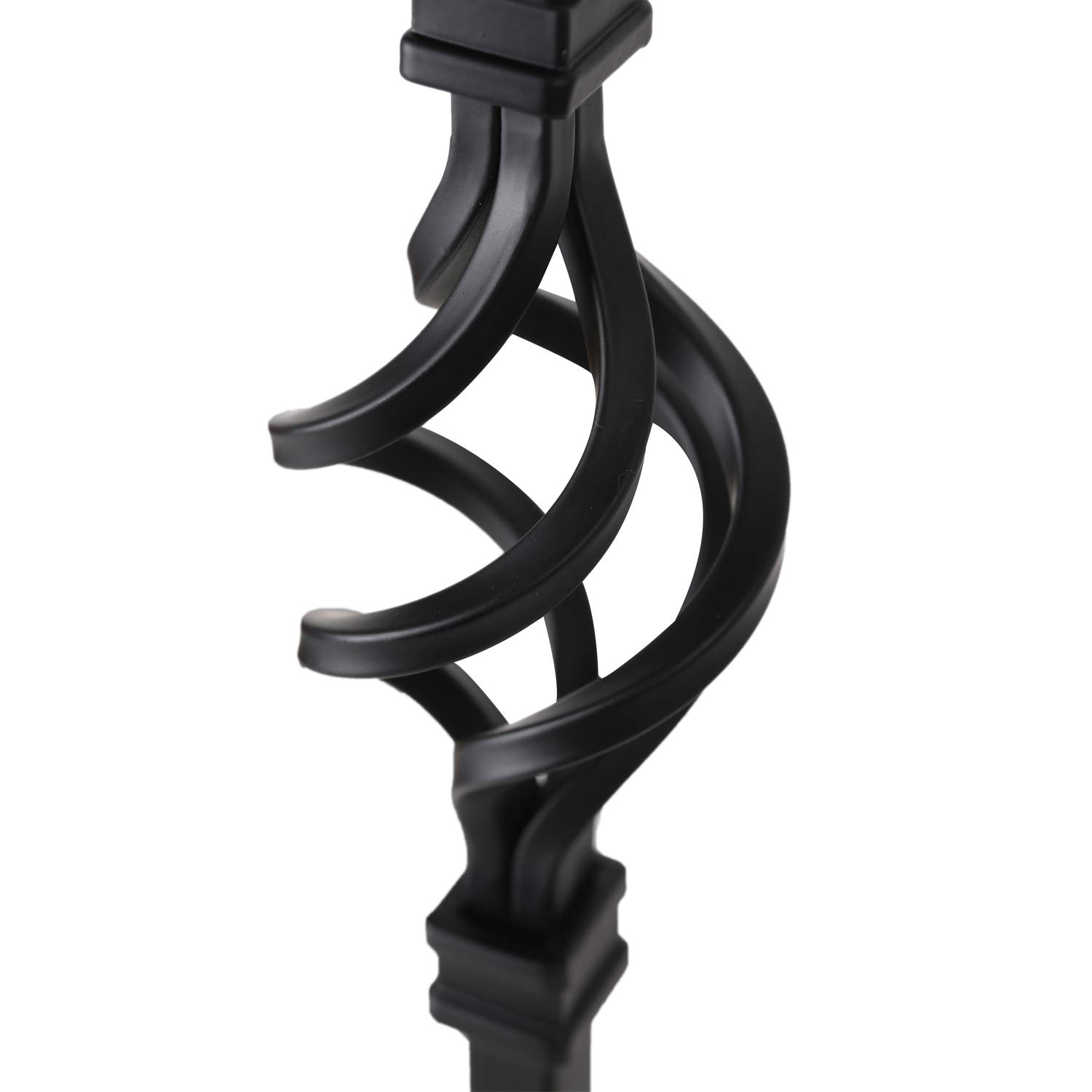 S08 – Balaustres de hierro forjado – Juego de 10 balaustres de cubierta – Balaustres de metal decorativos para cubiertas – Barandilla de escalera en