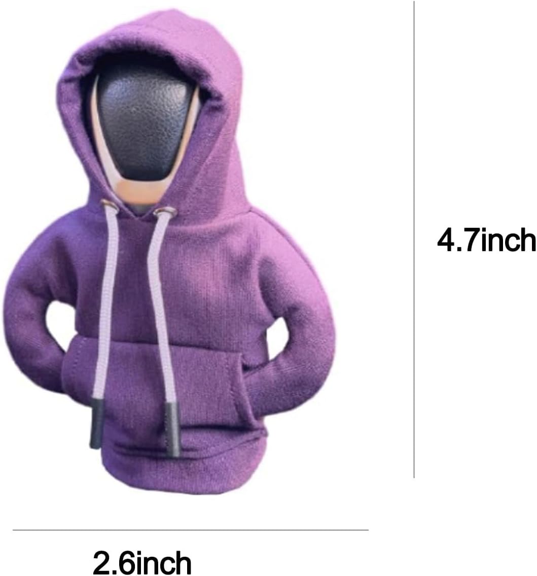 2 piezas de moda 2023 – Funda para palanca de cambios de automóvil, accesorios interiores de automóviles, pomos de cambio, camisa con capucha de
