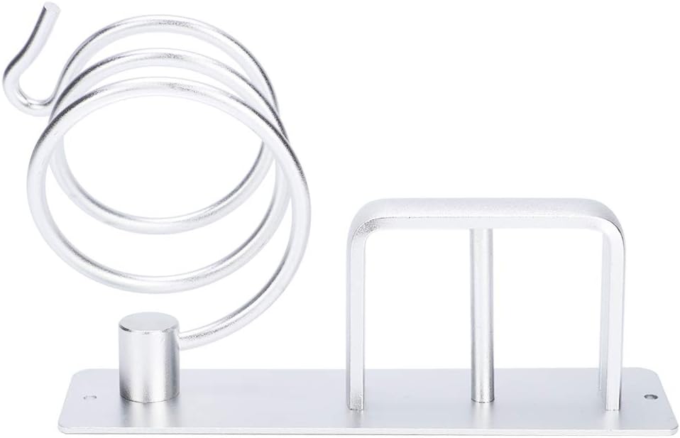 TOPINCN Estante para secador de pelo para organizador con estante para soporte perforado, instalación de agujeros para exhibición creativa para