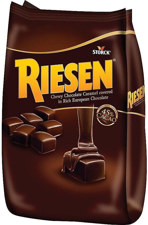 Riesen Caramelo masticable trozos de chocolate oscuro, 30 oz (SUL398052)