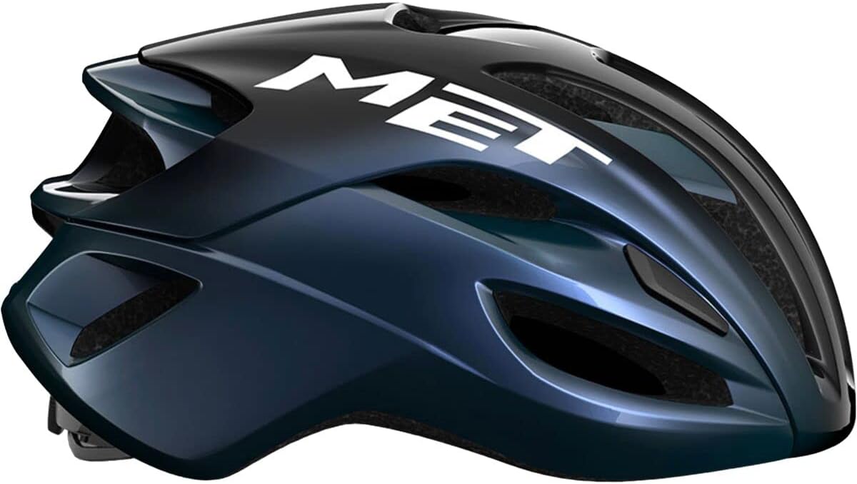 MET – RIVALE MIPS – Casco de bicicleta  Ciclismo de carretera  Ligero, aerodinámico, ventilado  Hombres, mujeres, adultos  3 tamaños  Negro, blanco,