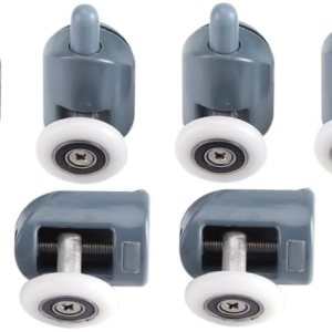 TOPINCN – Rodillos para puerta de ducha, doble inferior, poleas superiores, corredores, kit de repuesto para baño, 8 unidades (rueda individual) TOPINCN – Rodillos para puerta de ducha, doble inferior, poleas superiores, corredores, kit de repuesto para baño, 8 unidades (rueda individual)