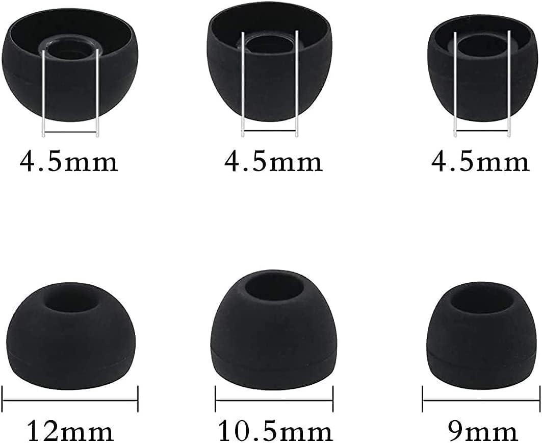 Puntas para los oídos compatibles con JBL Endurance Race Sport Earbuds, 6 pares de tamaños SML de repuesto de silicona suave, compatible con JBL