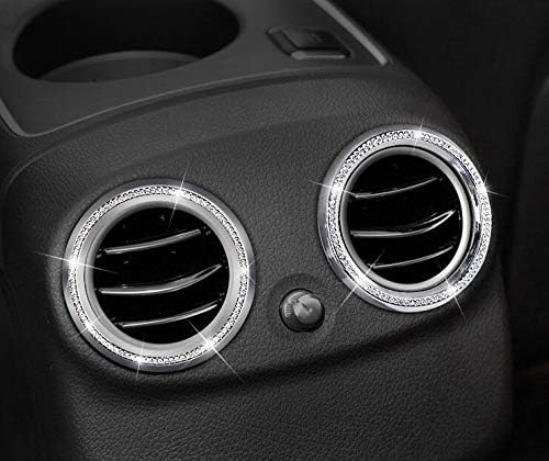 Accesorios brillantes para el interior del coche para Mercedes Benz W205 W212 W213 C300 GLC300 E260 E300 CLS 300 400 2016-2019 aire acondicionado