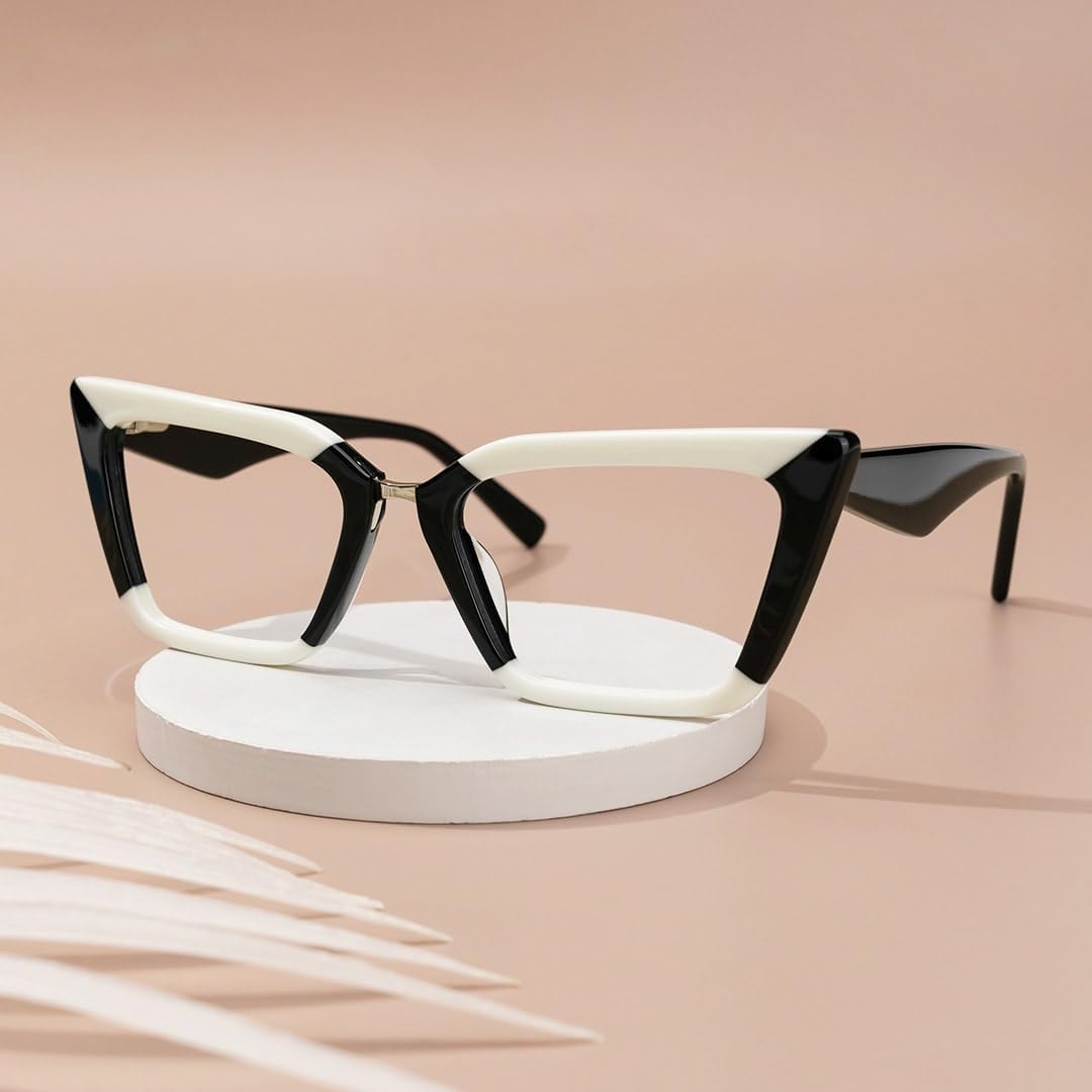 VOOGLAM Elegantes gafas rectangulares con bloqueo de luz azul para mujeres y hombres, antifatiga ocular, gafas UV Petrie