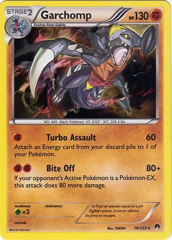 Pokemon – Garchomp (70122) – Punto de interrupción XY – Holo
