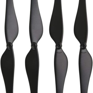 RiToEasysports Juego de 4 pares de cuchillas de hélice, juego de repuesto de hélice de dron ligero de fibra de carbono para DJI Tello (negro) RiToEasysports Juego de 4 pares de cuchillas de hélice, juego de repuesto de hélice de dron ligero de fibra de carbono para DJI Tello (negro)