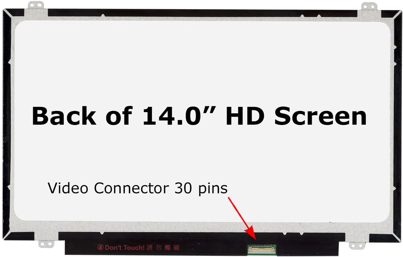 SCREENARAMA Nueva pantalla de repuesto para HP Stream 14-DS0012DS 14-DS0013DX 14-DS0023DX, HD 1366×768, mate, pantalla LCD LED con herramientas