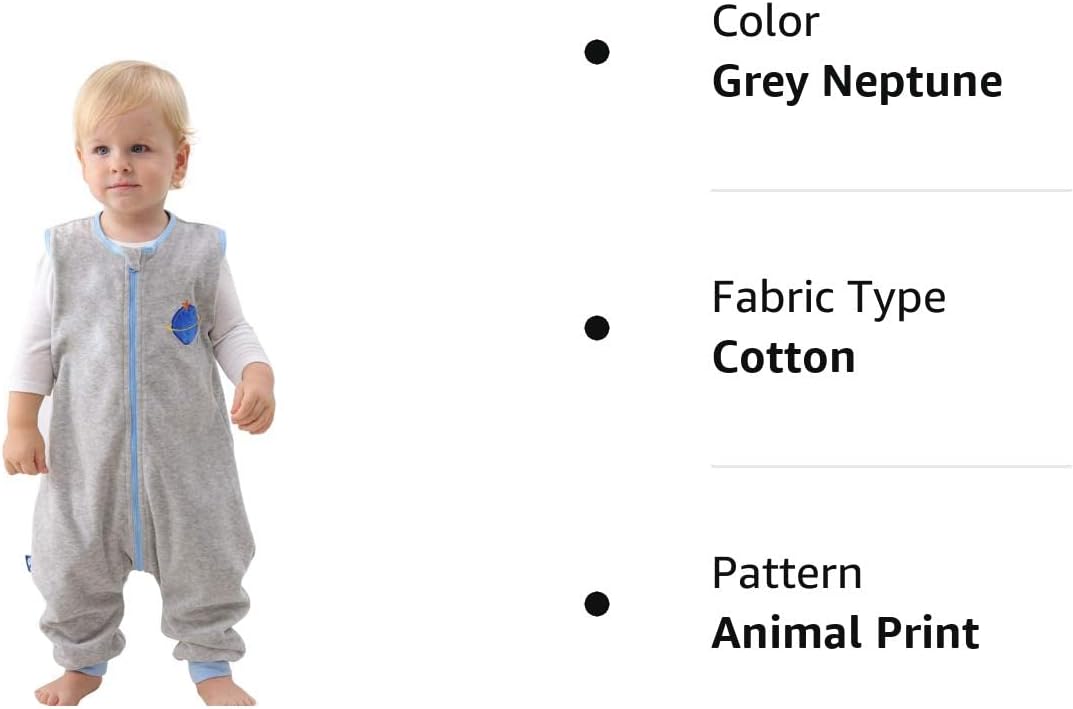 Sincere Saco de dormir para bebé, primavera, otoño, cálido, saco de dormir para caminar con piernas, mantas de pijama, 6 meses a 4 años