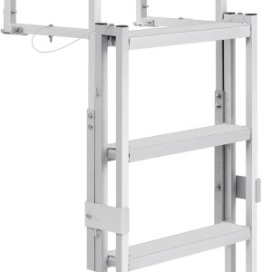 VEVOR Escalera retráctil para muelle con pedales antideslizantes, escalera para barco pontón de 56 a 68 pulgadas de altura total ajustable, escalera VEVOR Escalera retráctil para muelle con pedales antideslizantes, escalera para barco pontón de 56 a 68 pulgadas de altura total ajustable, escalera