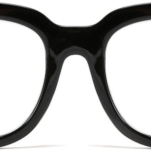 FEISEDY Retro Square Anti Azul Bloqueo de Luz Gafas Mujeres Grueso Gran Tamaño Gafas de Computadora Doble Metal Studs B2689 FEISEDY Retro Square Anti Azul Bloqueo de Luz Gafas Mujeres Grueso Gran Tamaño Gafas de Computadora Doble Metal Studs B2689