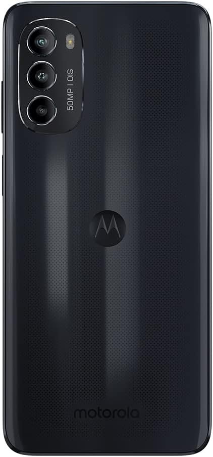 Motorola Moto G82 5G Single SIM  6 GB de RAM + 128 GB de almacenamiento interno  Altavoces estéreo con Dolby Atmos  Cámara principal OIS de 50 MP