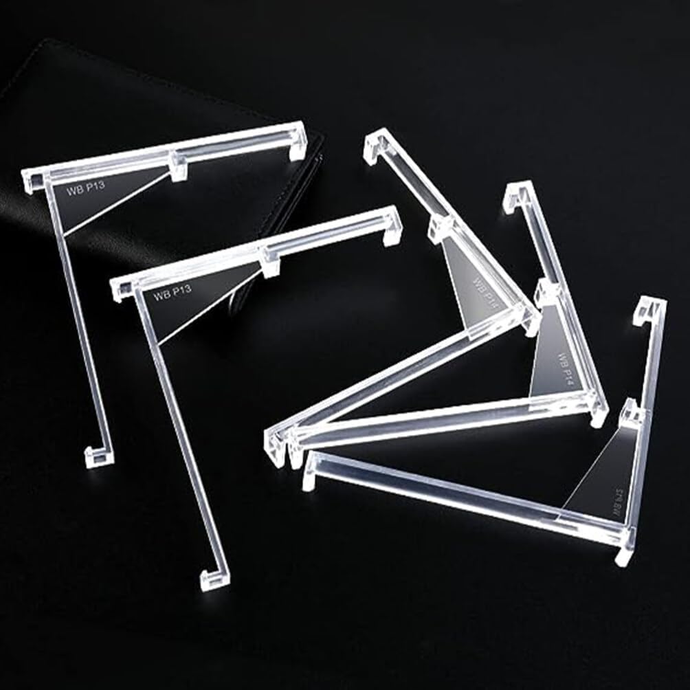 Uonlytech 4 clips de cenefa de cortina ciega, clips verticales para cortinas, clips de cenefa de plástico