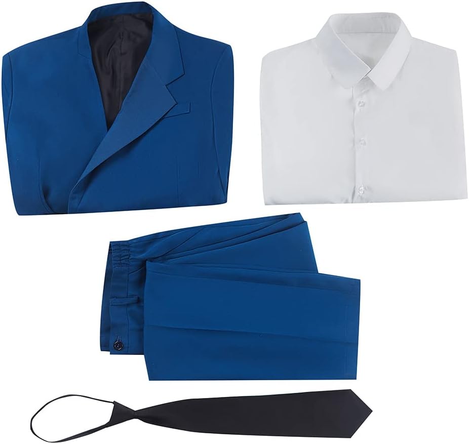 Weixu Disfraz de anime Spike Spiegel Cosplay uniforme traje Halloween carnaval trajes
