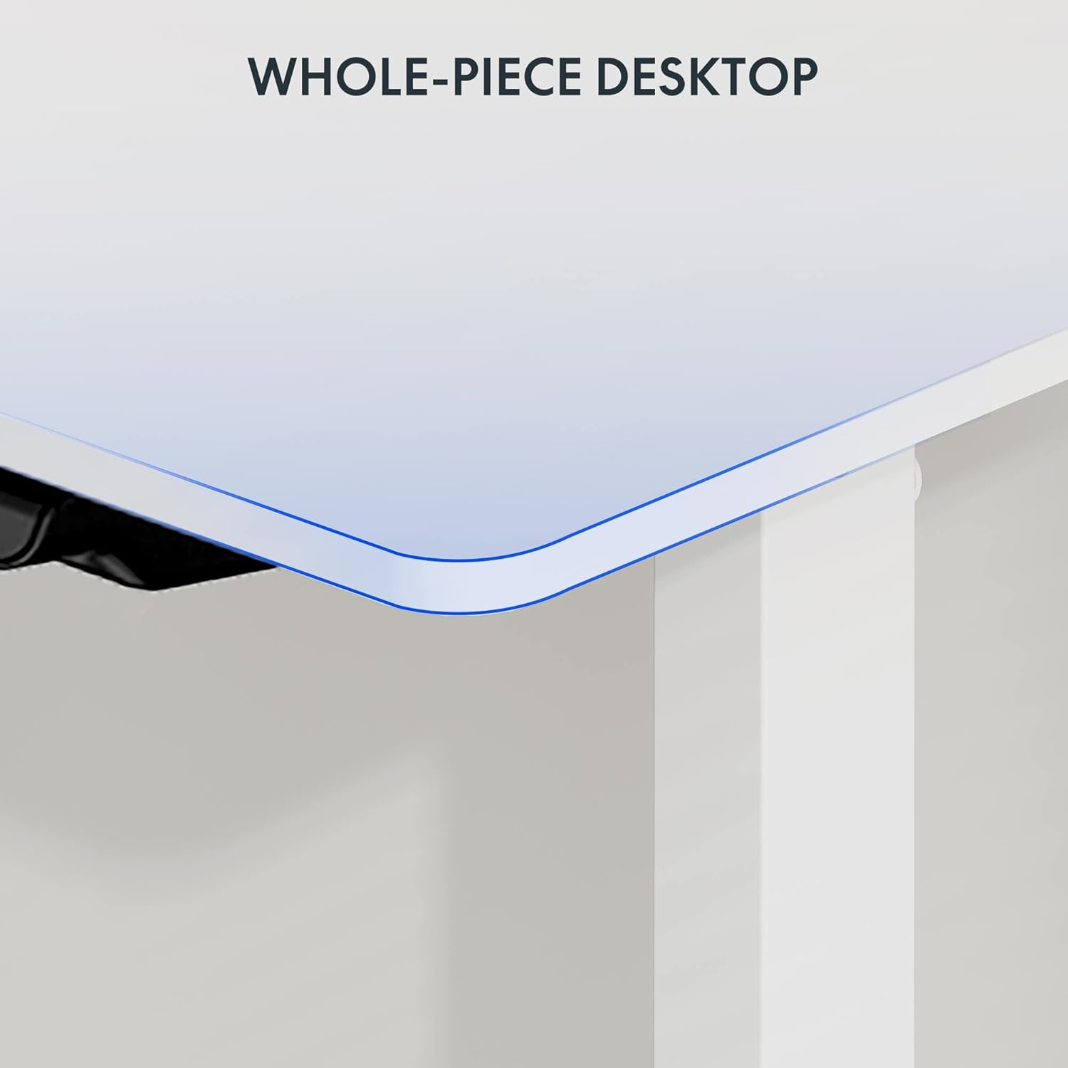 FLEXISPOT Escritorio de pie de altura ajustable de 55 pulgadas, escritorio de computadora para oficina en casa, escritorio de pie, color blanco