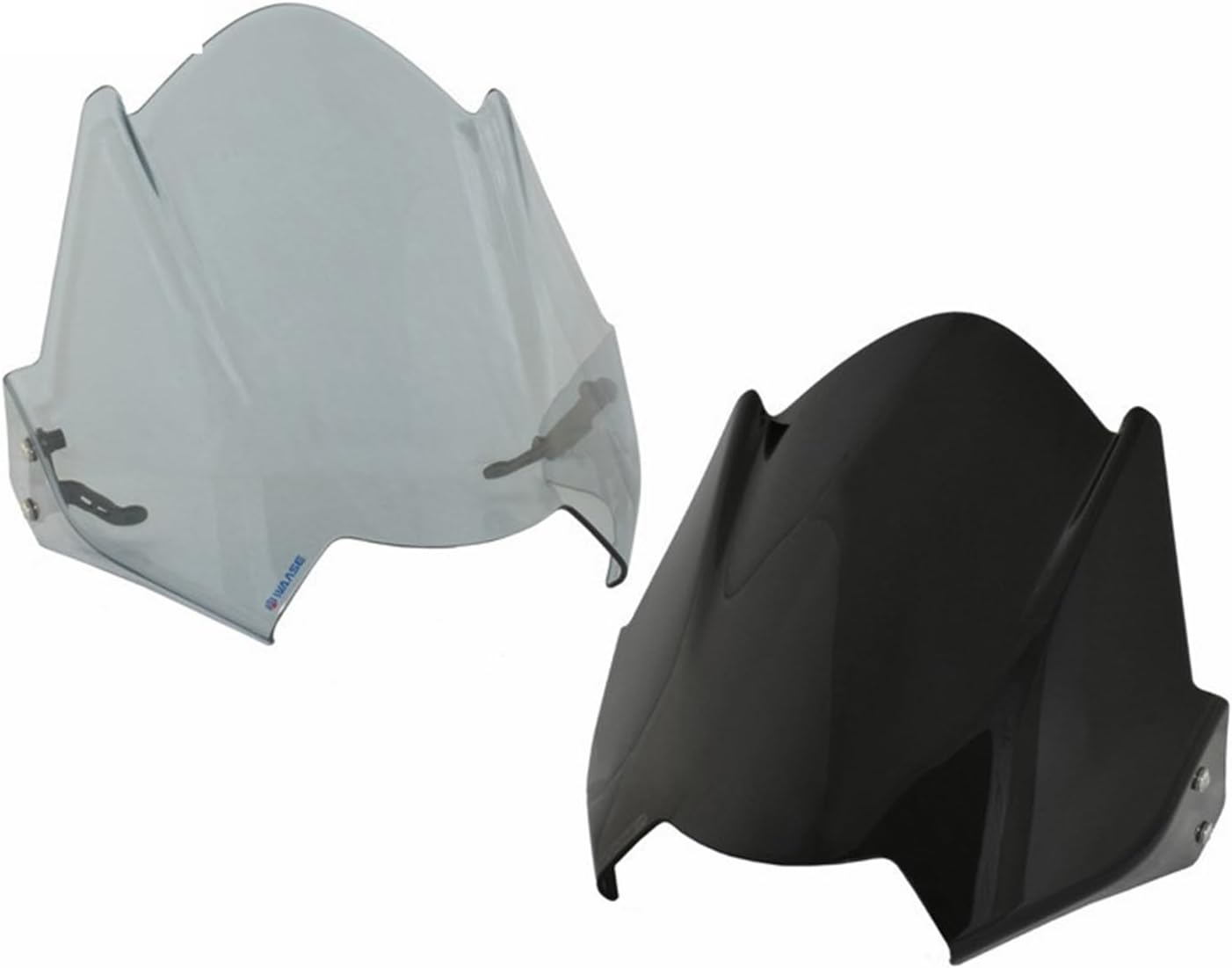 Alerón de motocicleta para Triumph Speed Triple 1050 RSRS 2016-2020, deflector de viento, visera de cristal con soporte (color  gris)