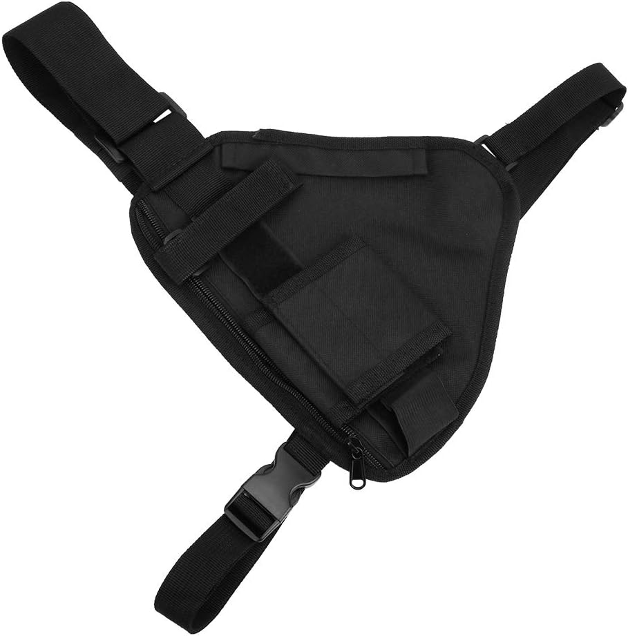 Fydun 10.2×6.69ies chaleco portátil bolsa de pecho bolsa negro con deportes recreativos St