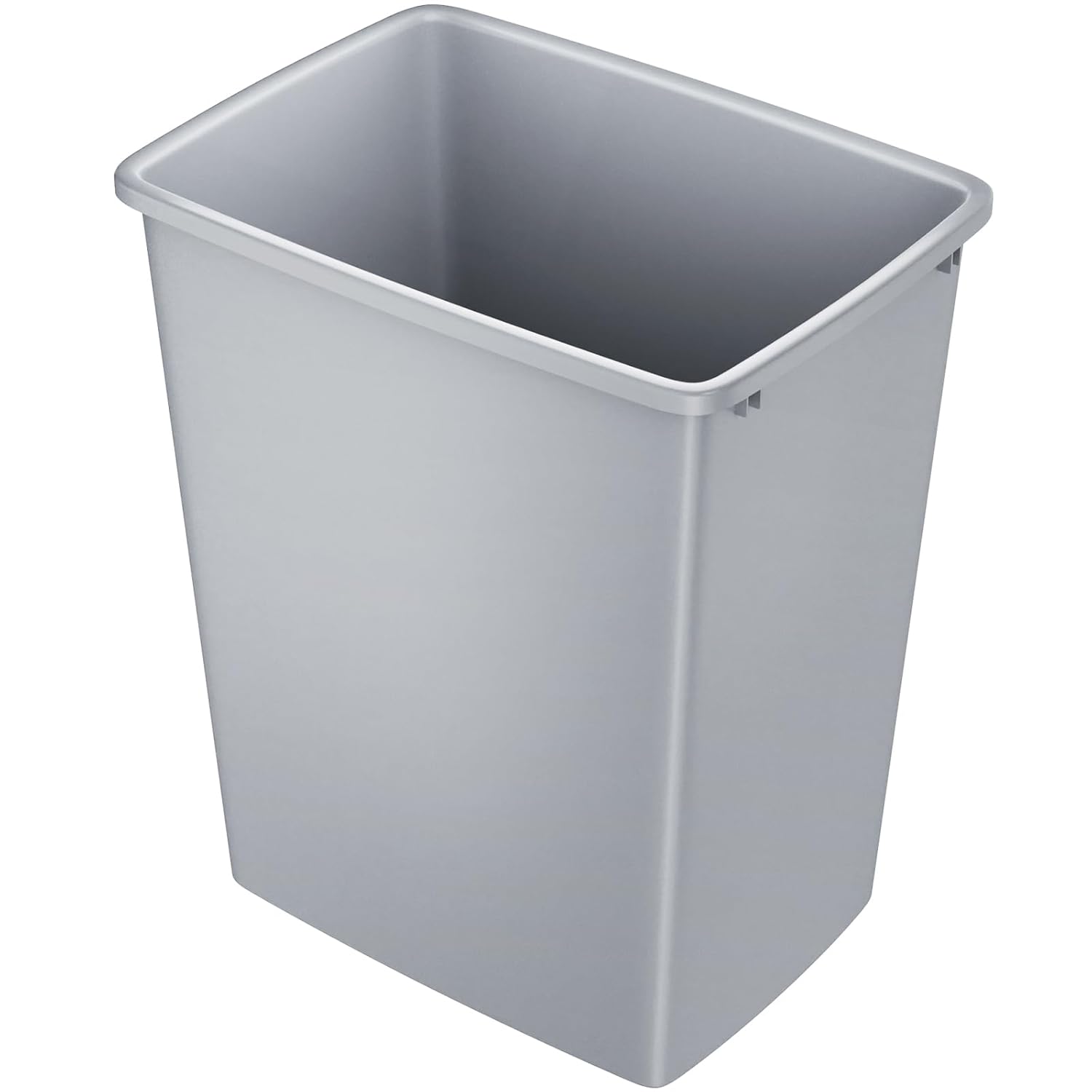 ROOMTEC Basurero de cocina de 35 cuartos de galón, ligero y duradero, papelera delgada, papelera para oficina, espacio de trabajo, cocina, baño,