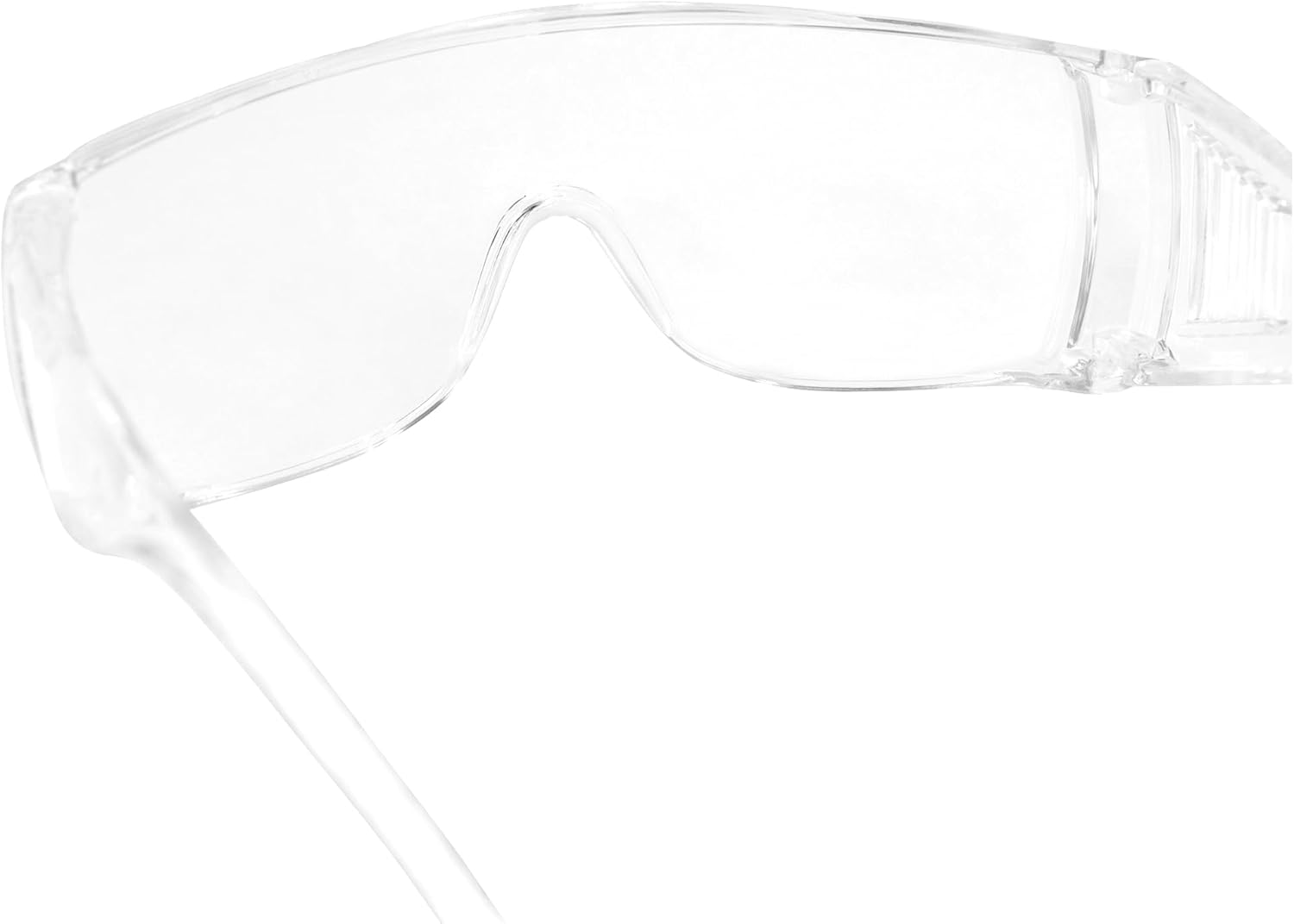 Birdz 2 gafas de seguridad de alto impacto, gafas que se adaptan sobre las gafas, marco transparente, lente, protección UV máxima, protectores