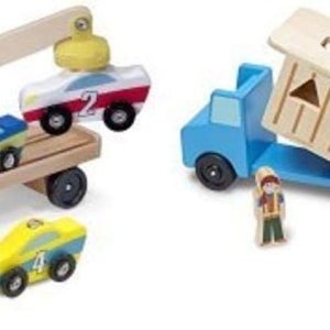 Melissa & Doug – Cargador de coche y camión volquete de clasificación de formas Melissa & Doug – Cargador de coche y camión volquete de clasificación de formas