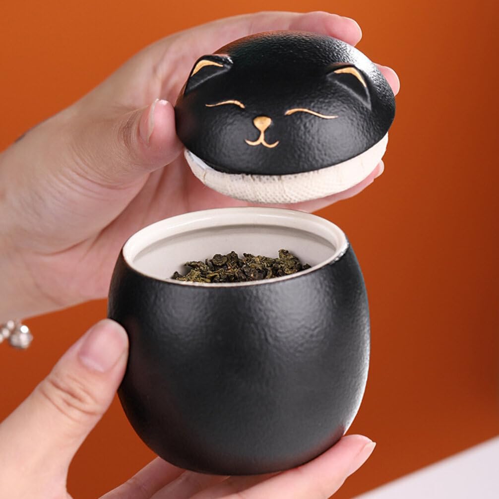 Luxshiny Tarro de almacenamiento Tarro de almacenamiento de cerámica Tarro de frutas secas Tarro de galletas de cerámica Tarro de almacenamiento de