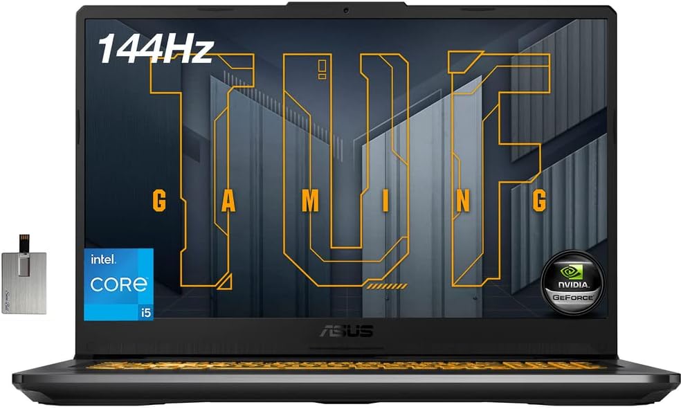 ASUS Laptop TUF Gaming 2022 FHD 144Hz de 17.3 pulgadas, Intel Core i5-11260H (Beats i7-8750H), 32 GB de RAM, 1 TB PCIe SSD, teclado retroiluminado