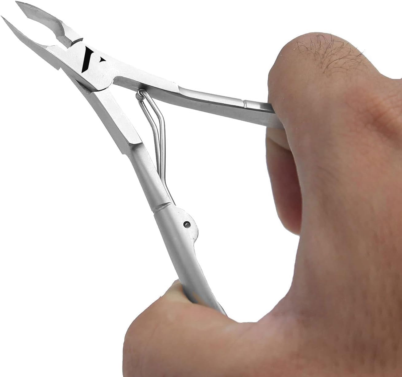 Vivre – Cortador de cutículas de acero inoxidable con empujador de cutículas, de grado profesional y duradero, perfecto para manicura de pedicura,