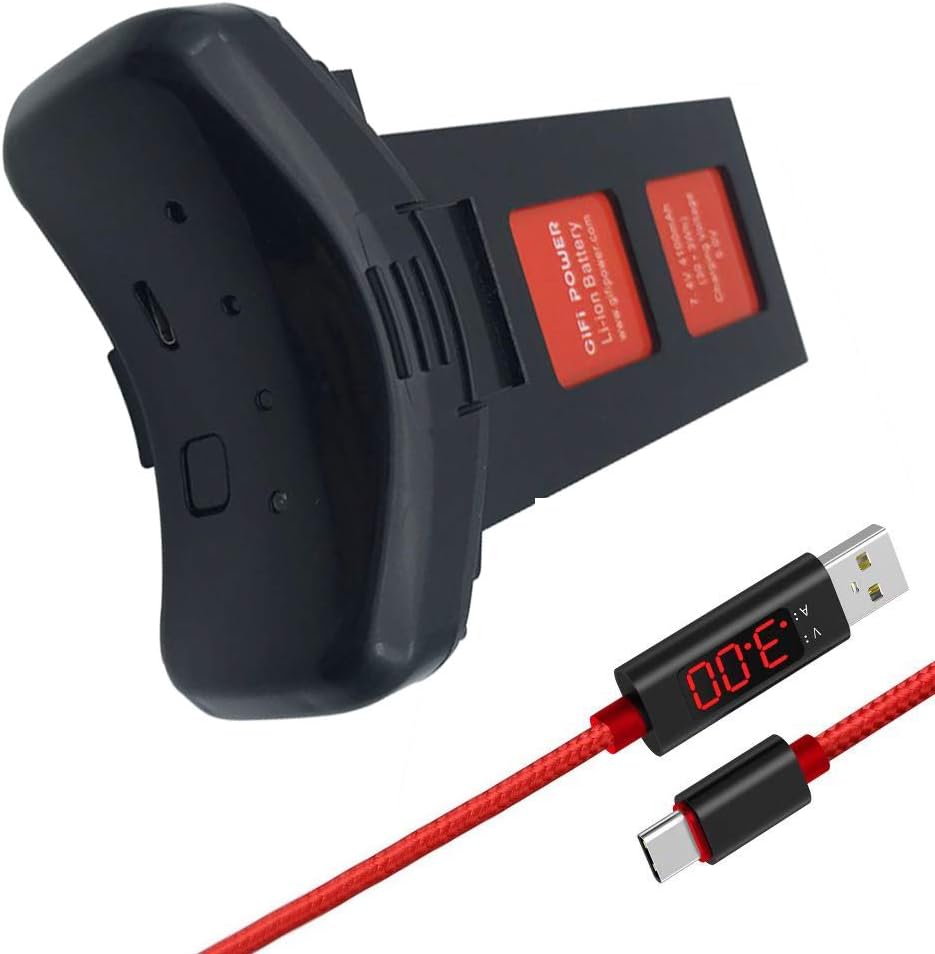 7.4V 4100mah batería de repuesto LiPo batería para piedra sagrada HS100 SJRC S70W RC Quadcopter