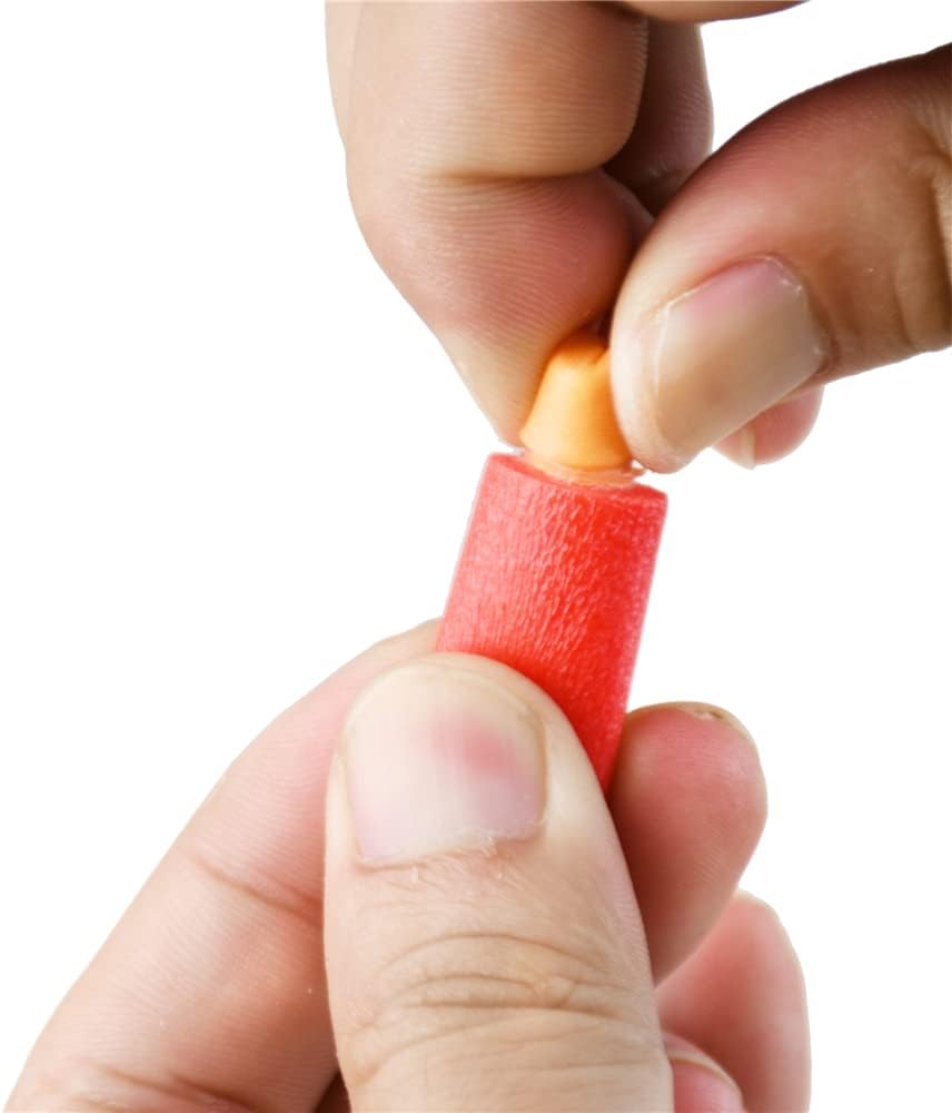 200pcs Gen3 Stefan Short Darts for Nerf Blaster Modify Toy for Adventure Force Nexus Pro and Worker Swift Blaster (Red)