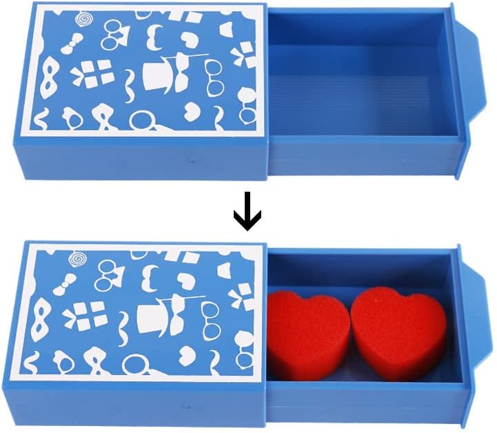 SUMAG La caja Trucos de magia Objetos que aparecen en caja vacía Producción de cerca mentalismo ilusiones Trucos de magia Accesorios fáciles