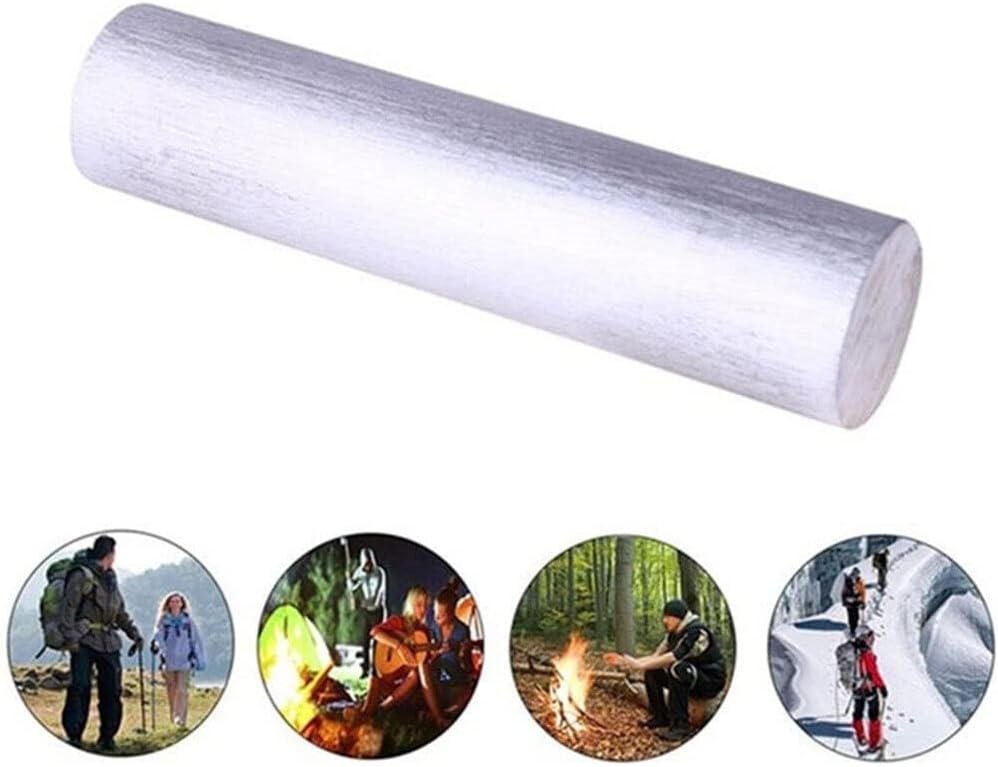 TEAMWILL Barra de metal de magnesio 99.99% de magnesio 0.630 in x 3.543 in 0.63 “* 3.5” supervivencia de emergencia de fuego ligero