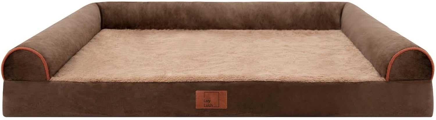 Cama grande para perros, camas para perros grandes, cama grande lavable con funda extraíble lavable, cama para perros al aire libre, cama lavable