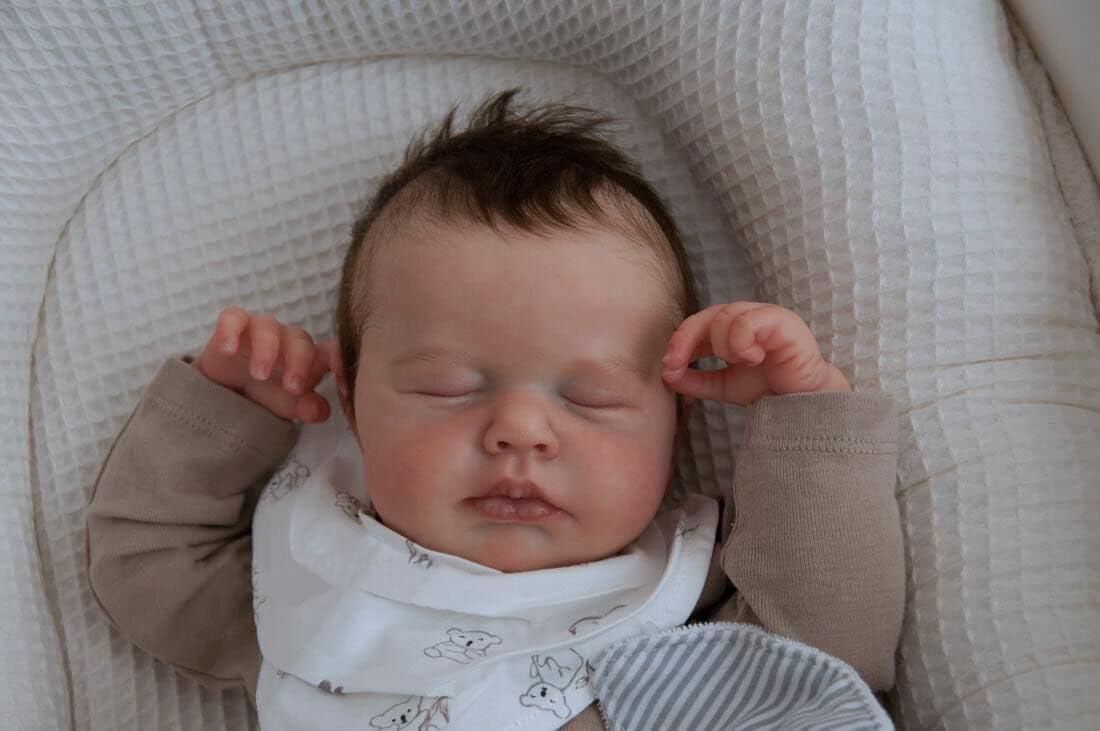 RXDOLL Muñeca Reborn de bebé recién nacido de 20 pulgadas, muñecas realistas de bebé recién nacido que se ven como muñecas de bebé de cuerpo suave